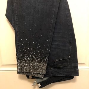 SOLD - Rhinestone Blue Jeans